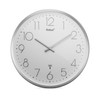 Mebus TinyTime Radio-Controlled Wall Clock without Ticking Noises Diameter 25