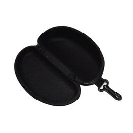 JR Estuche para gafas de sol, caja de viaje portátil con cremallera y gafas de sol de viaje, caja de gafas (2 Pack, Negro)