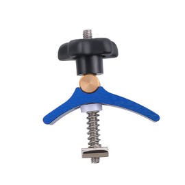 TEHAUX 1 PC Carpenter T Slot Clamp Durable T Track Hold Down Tool for Woodworking Precision Design for Jigs Fixtures High Wear Resistance for Saws Drill Press