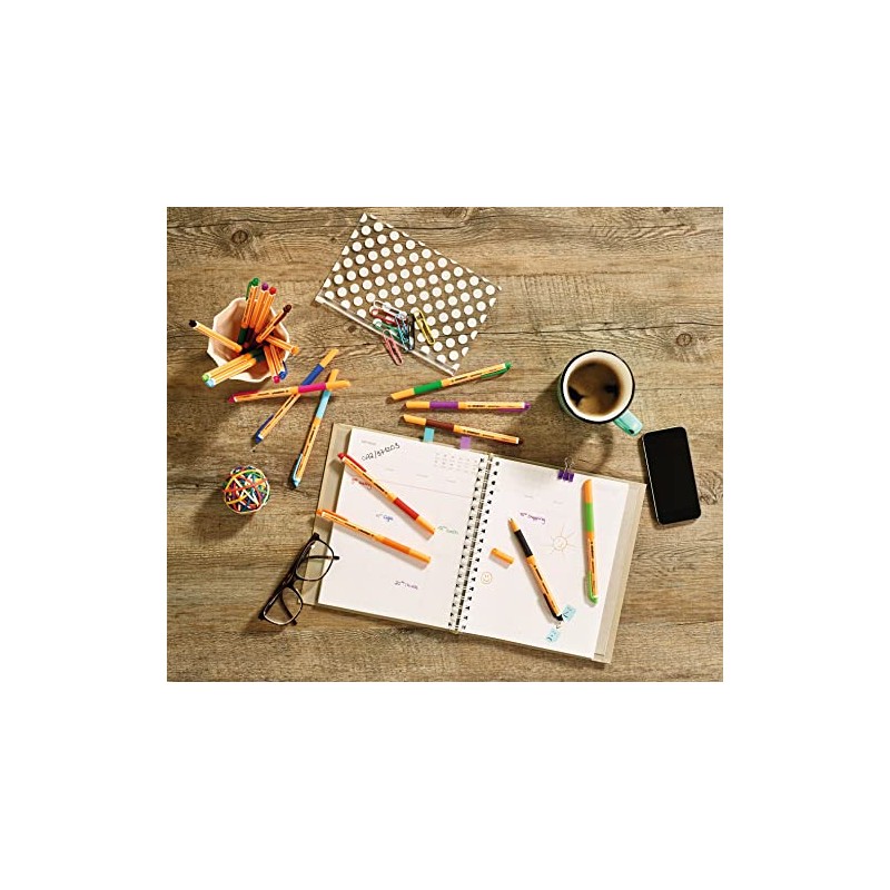 STABILO pointVisco pink pack of 10 - Rollerball