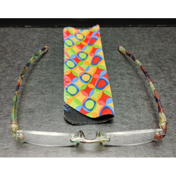 Foster Grant +1.50 Reading Glasses Style WINDY Red With Soft