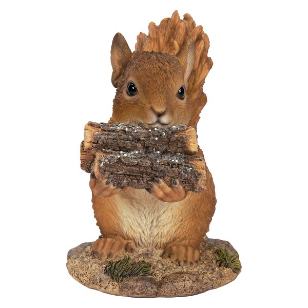 Vivid Arts - Red Squirrel for Log Collecting - BG-FL07-D