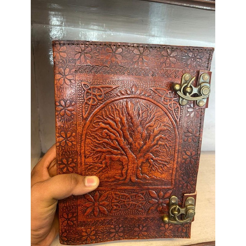 600 pages large tree of life journal | leather journal