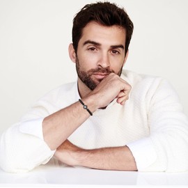 COAI Women's Men's Evil Eye Bracelet Black Obsidian Stone Beaded Bracelet for Men Women M