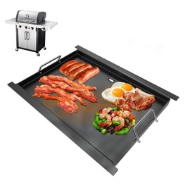 463367016 Full Size Griddle Insert for Charbroil Tru-Infrared 3 Burner 463242516 463346017 466242615 466242616, Carbon Steel Flat Top Griddle Plate for Charbroil Commercial G466-0025-W1, G472-0028-W1