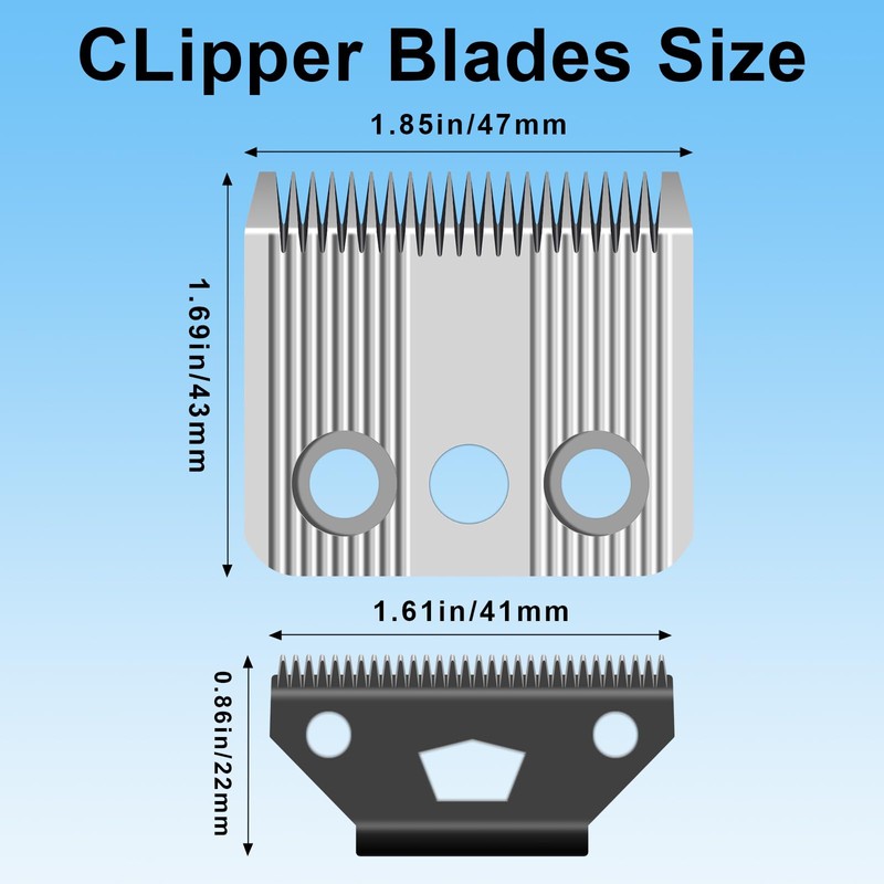 AUDOC Star Blade Replacement Blade Compatible with Moser 1400 Mower