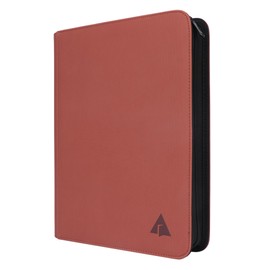 Alteagle 9 Pocket Card Binder, Fits 828 Trading Cards Side Loading Ringless Card Album for TCG and Sports Cards -Brown