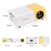 FONCBIEN Mini Projector, 1080P Full HD Portable Small Projector Phone