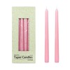 10 Inch Light Rose Taper Candles