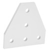 203040 T Shape Joining Plate Aluminium Alloy 5‑Hole Joint Bracket
