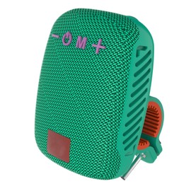 Bicycle Bluetooth Speaker, Wireless Handlebar Speaker with FM Radio, Supports Pairing, Hands-Free Calls, Card Insert, IPX5 Waterproof for Cycling, Hiking