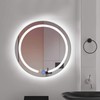 Gdrasuya10 20 Round LED Mirror, LED Light Bathroom Wall Mount