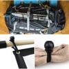 AOPRIE 30 Pack Bungee Balls 9Inches Black Ball Bungee Heavy