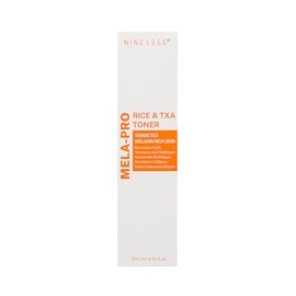 NINELESS-MELA-PRO Rice&TXA Toner 200ml | Ilumina, Hidrata y Reduce Manchas Oscuras | Con Niacinamida, Glutatión y Extractos Botánicos Naturales | Fórm