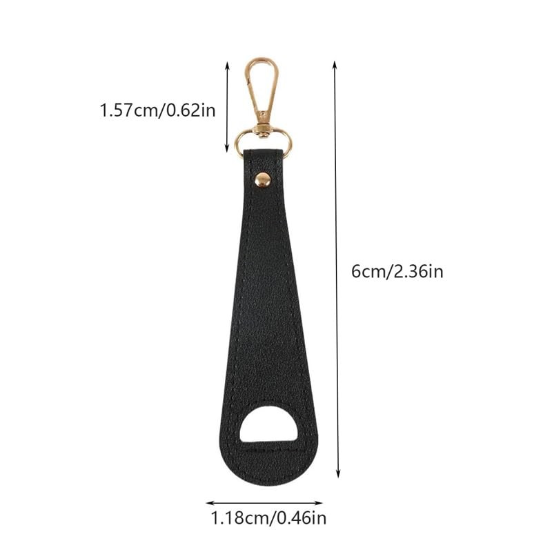 LAKYMIE 3Pcs Hat Clip PU Leather Hat Clips for Travel