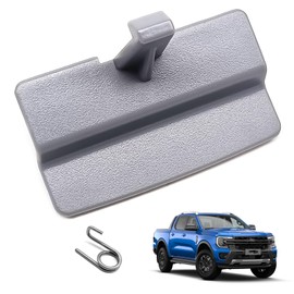 SYudwen 1 pcs Center Console Latch, Center Console Jump Seat Lid Latch, Compatible with F150 2010-2018, Replacement OE #BL34-18672A66, BL3418672A66 (Light Grey)