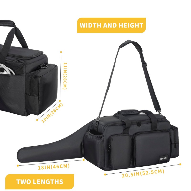 OUUTMEE Chainsaw Carrying Case, Waterproof Foldable Chainsaw Storage Bag Compatible