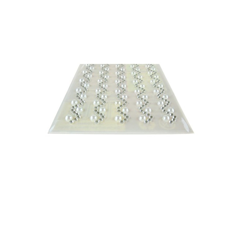 Oaktree Crafts Eleganza Wave Strips, Diamond/Pearl