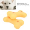 20pcs Rubber Dog Squeaky Bone Toy Teeth Cleaning Dog Bone