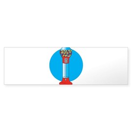 CafePress Gumball Machine Sticker (Bumper 10 Pk) 10"x3" Rectangle Bumper Sticker Car Decal (10 Pack)