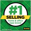 Scotch Magic Tape, Refillable Dispenser, 3/4" X 300", 3/Box