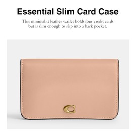 Coach Women's Essential Slim Card Case, B4/Cream