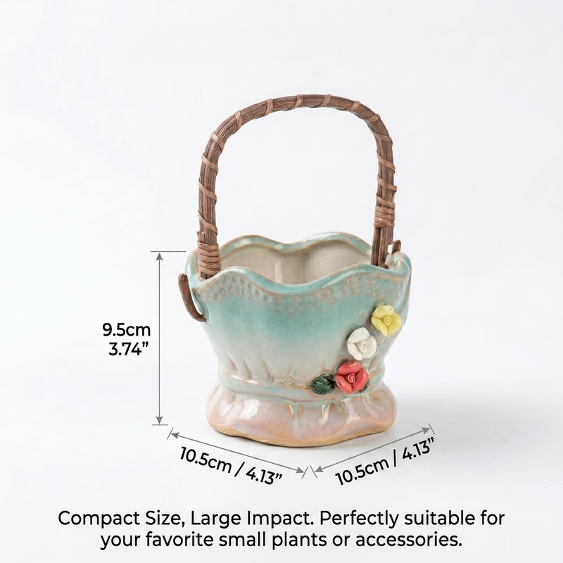 4.1 Inch Small Plant Pots - Cute Flower Pots for