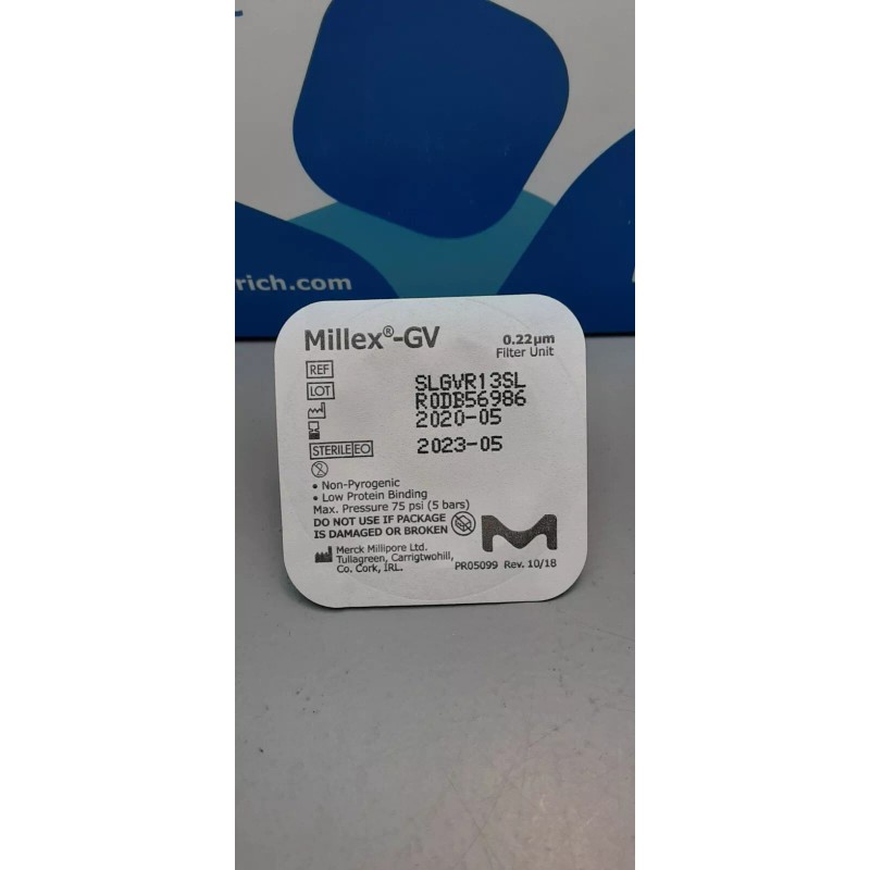 Millex Millipore Millex-GV Filter Unit 0.22μm 33 mm (100 pcs)SLGVR13SL