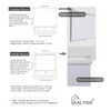 KALYSIE Custom Roller Shades 100% Blackout Blinds for Windows and