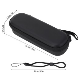 BAOFUYA Kamera-Hartschalen-Tragetasche, Handkamera-Aufbewahrung, Reisetasche, Kompakte Schutztasche für Osmo Pocket 3 Kamera (Black)