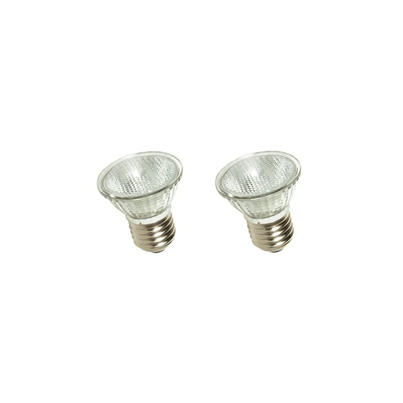 Satco S4624/02 MR16 Short-Neck Halogen Light Bulb, E26 Base, 35