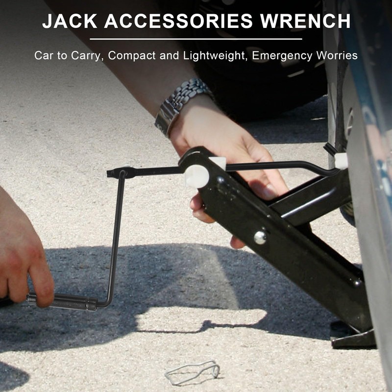 Folding Steel Car Rocker - Car Jack Hand Crank Accessories-
