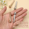 QfwdfcTrenz 4pcs Eye Cream Applicator Metal Eye Roller Cream Eye