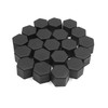 uxcell 20pcs 21mm Rubber Car Wheel Tire Nut Screw Lug