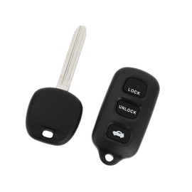 INFINAUTO 315MHz GQ43VT14T Keyless Entry Remote Ignition Transponder Key Fob for Toyota Sienna Solara 1998-2003 for Toyota Camry 1999-2006 4C Chip 4 Buttons Stylish Design