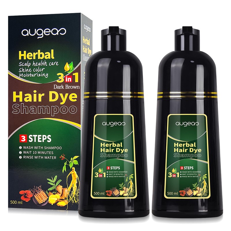 Champú de Tinte Castaño Oscuro 3 en 1 Dark Brown