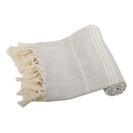 2 Cotton Turkish Towel Beach Spa Bath Towel Pestemal Gris