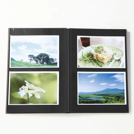 MUJI Hardcover Album, KG Size, 2 Tiers, 20 Pages, Dark Gray 18613328