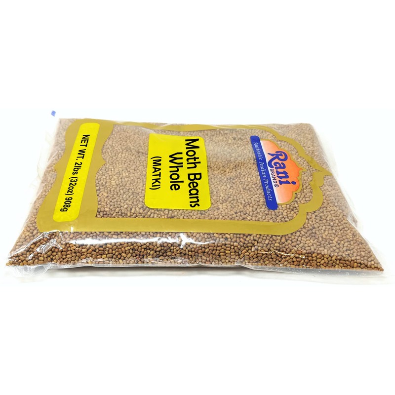 Rani Moth Beans Whole 32oz (2lbs) 908g ~ All Natural