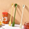UCSAJI Silicone Jar Scraper Long Dual End Silicone Spatula Thin