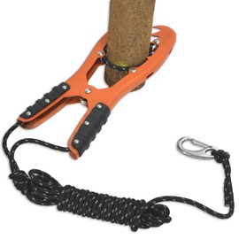 Antidious Kayak Grip Anchor, Kayak Brush Gripper with 16.4ft Paracord and Snap Hook to Anchor Float, Canoe, Boatfor for Fishing Boating Camping (1PACK, Orange)