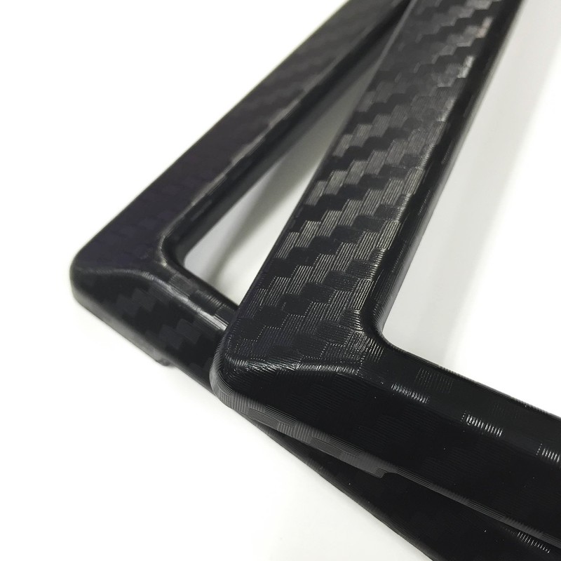 SEIWA K396 Car License Plate Cover, Carbon License Plate Frame,