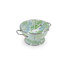 Golden Rabbit Enamelware - 1qt Petite Colander (Modern Monet)