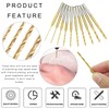 Micro Twist Drill Bit Set - 10Pcs 0.6mm-2.2mm Tiny Drill