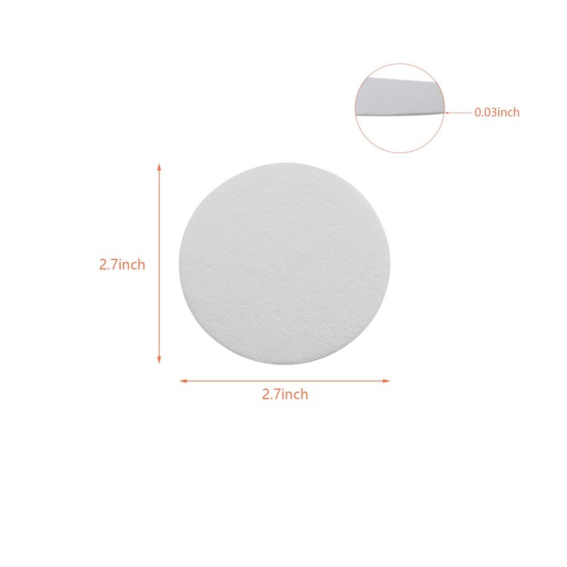 DGZZI 30PCS Microwave Oven Kiln Paper 2.7 Inch Round Insulated