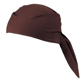 Albe AS6215 Scarf Cap, Scarf Tie, 2 Way, 6 Colors, Durable, Wrinkle Resistant, Food & Drink Salesperson, Events, Practice, Cleaning, Kitchen, Uniform, C-7 Brown