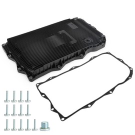 265-850 Transmission Oil Pan with Gasket & Drain Plug for Ram 1500 2500 3500 Dodge Durango Challenger Charger/Jeep Grand Cherokee/Chrysler 300-8 Speed Trans Replaces# 68233701AA 68233701AB