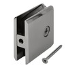 CRL Chrome Beveled Style Hole-in-Glass Fixed Panel U-Clamp
