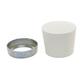 POWERNAIL White Rubber Mallet Cap Replacement Assembly (includes steel ring and rubber cap)