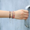 C·QUAN CHI Boho Women Strand Bracelet Braided Adjustable Friendship Wax